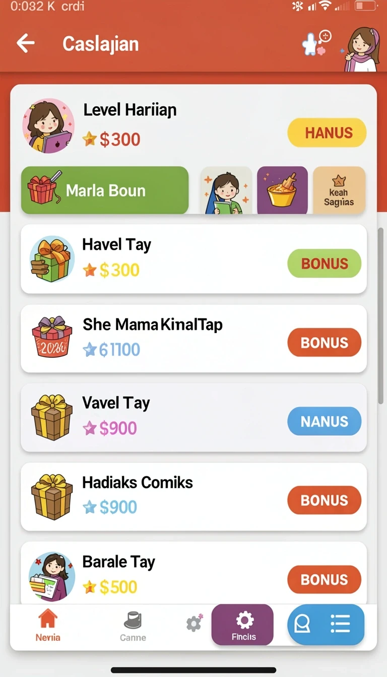 Tampilan utama aplikasi Download Aplikasi lumba77 Terbaru untuk HP Android yang intuitif dan efisien.