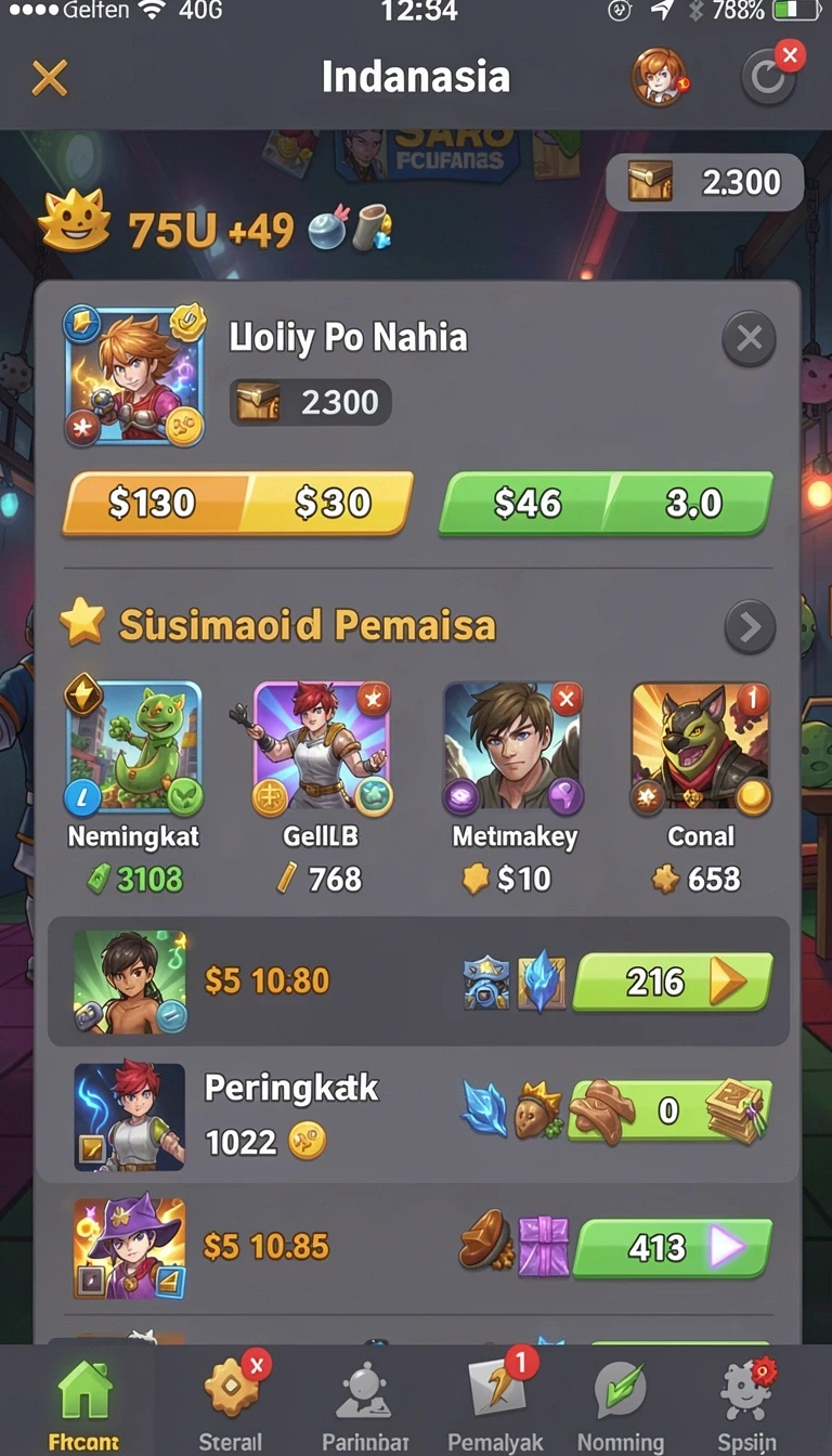 Tampilan utama aplikasi Review Aplikasi ck789 yang intuitif dan efisien.