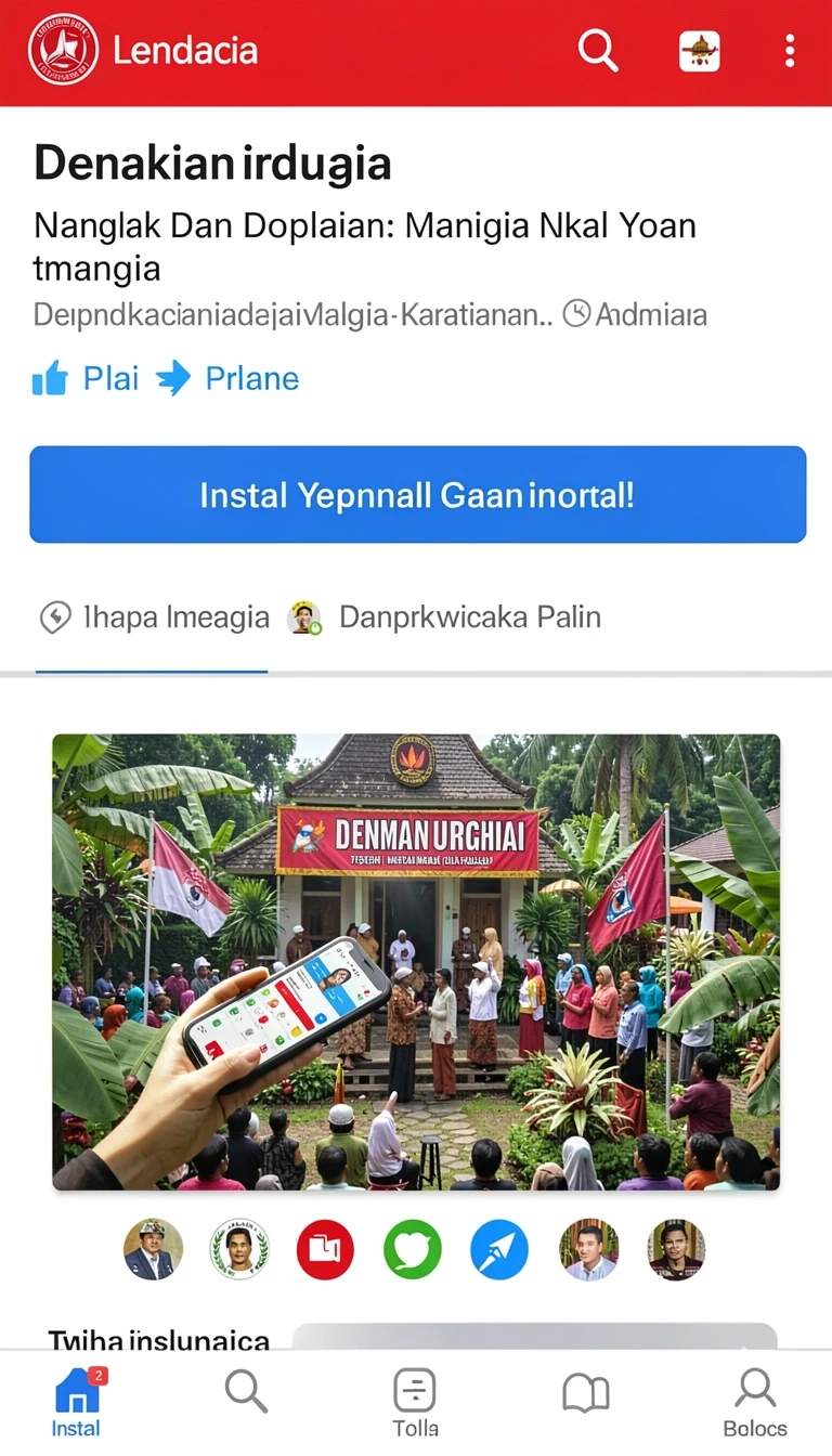 Tampilan utama aplikasi Kelebihan dan Fitur Aplikasi intro Terbaru yang intuitif dan efisien.