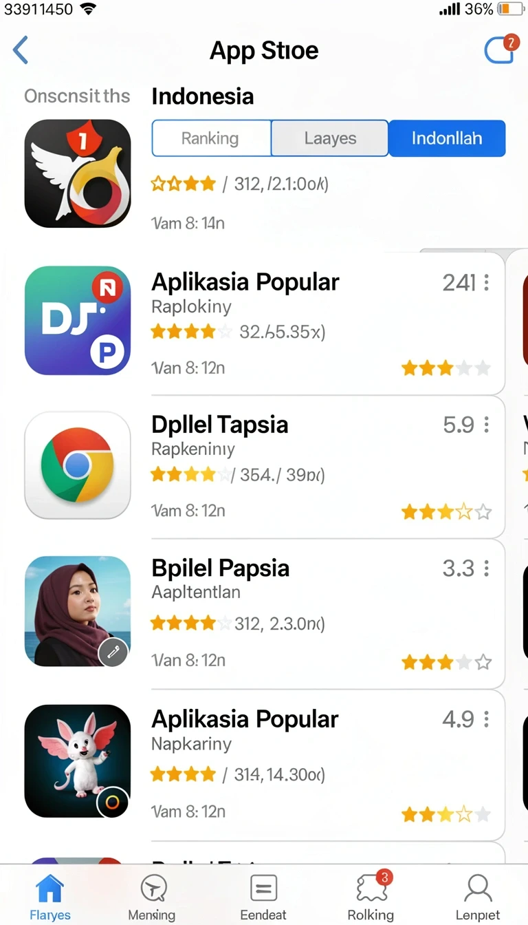 Tampilan utama aplikasi Aplikasi oja89 Terbaru dengan Fitur Terbaik yang intuitif dan efisien.