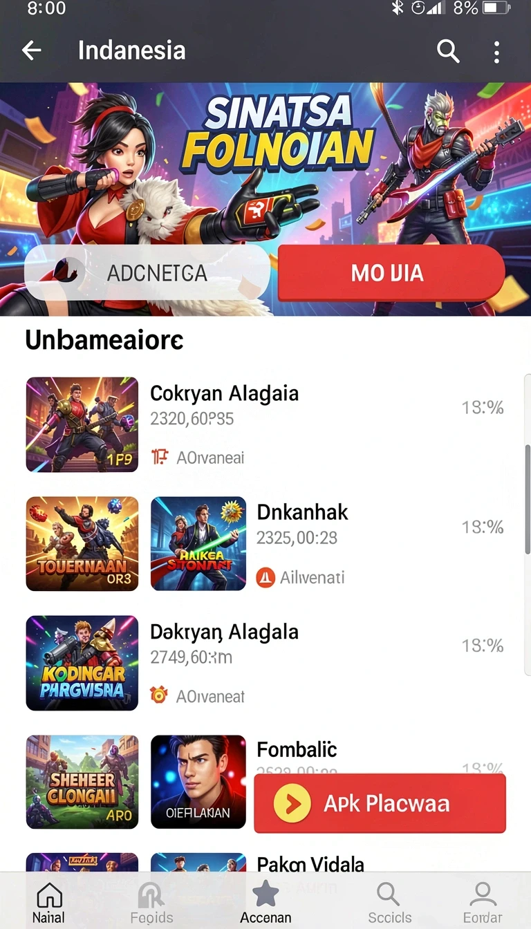 Tampilan utama aplikasi Review Aplikasi pandawin yang intuitif dan efisien.