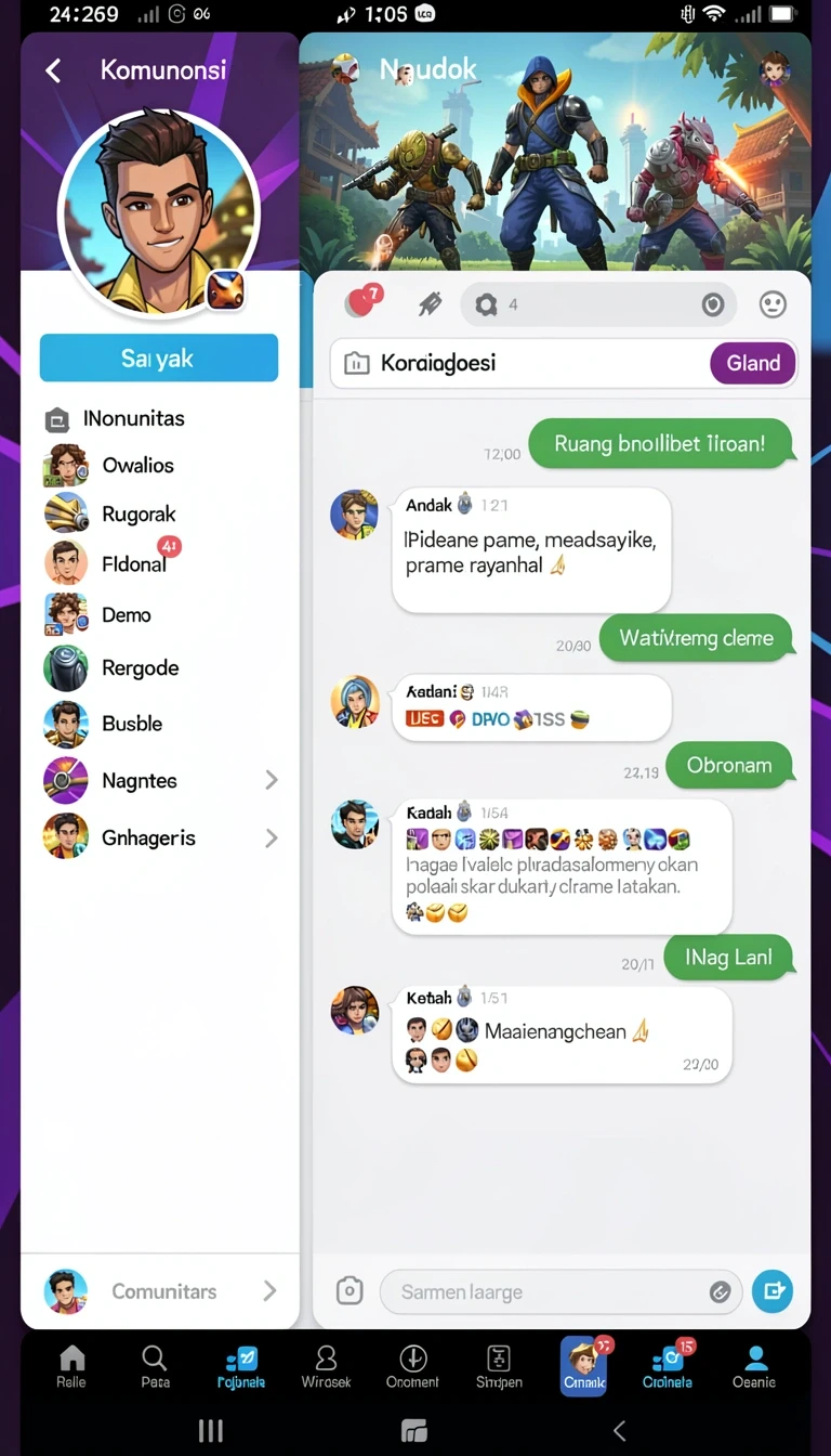 Tampilan utama aplikasi surga77 App APK Terbaru yang intuitif dan efisien.