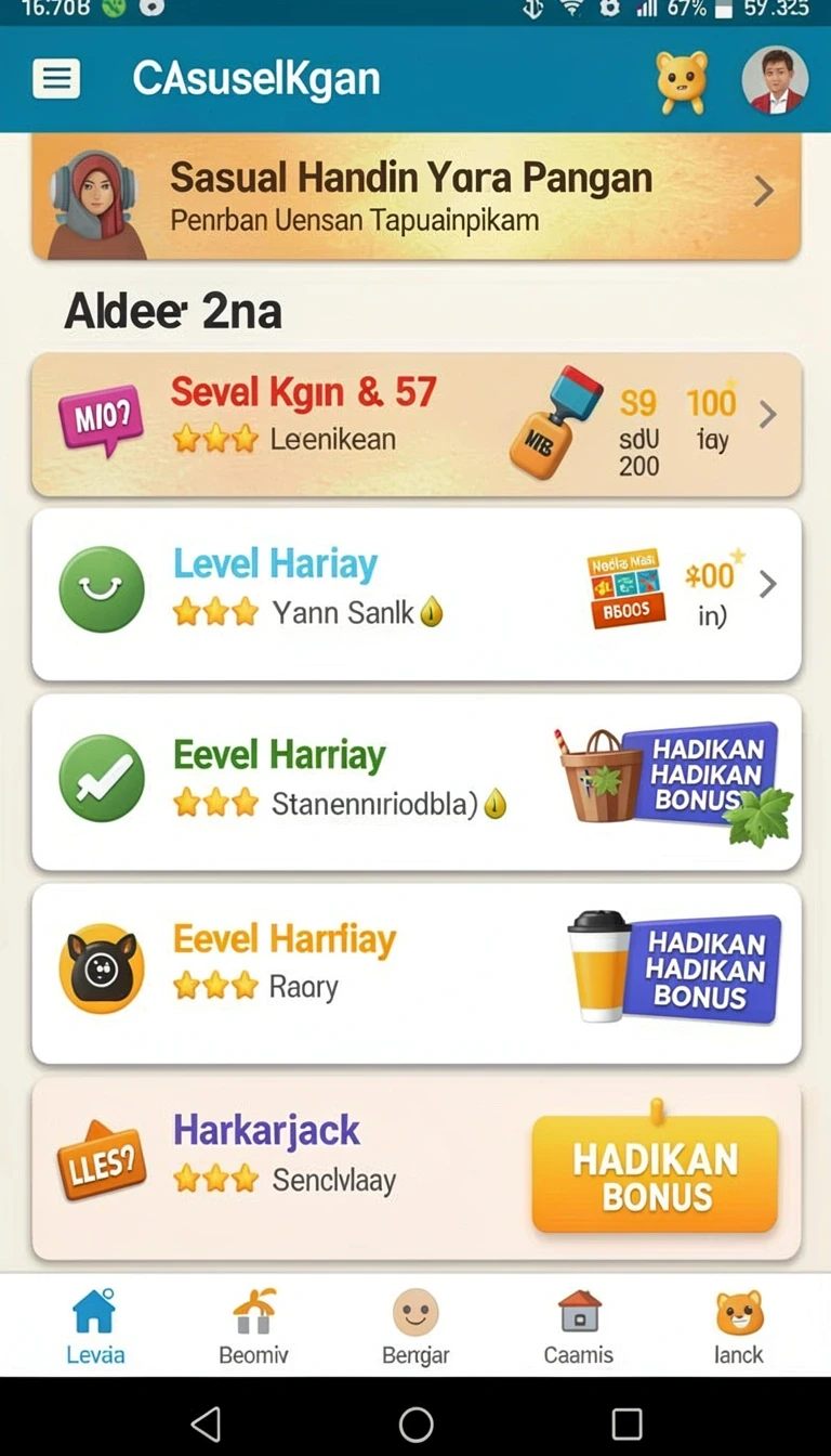Tampilan utama aplikasi Review Aplikasi ayu89 yang intuitif dan efisien.
